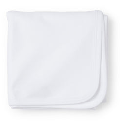 SALE Plain Edge Pima Cotton Blanket - White (Past Season)