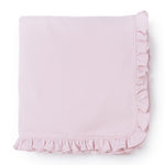 Everyday Ruffled Edge Pima Cotton Blanket - Light Pink (Past Season) Kidswear