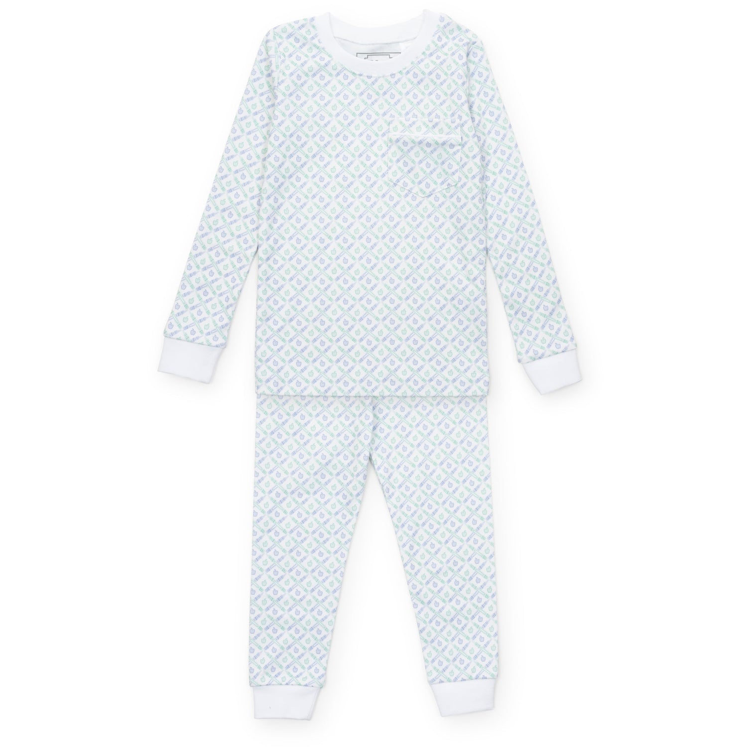 Bradford Boys' Pajama Pant Set - School Plaid Blue