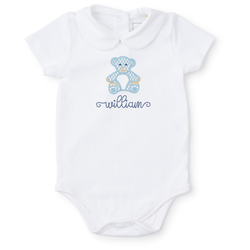 Baby Shop: Carter Pima Cotton Short Sleeved Onesie with Monogram
