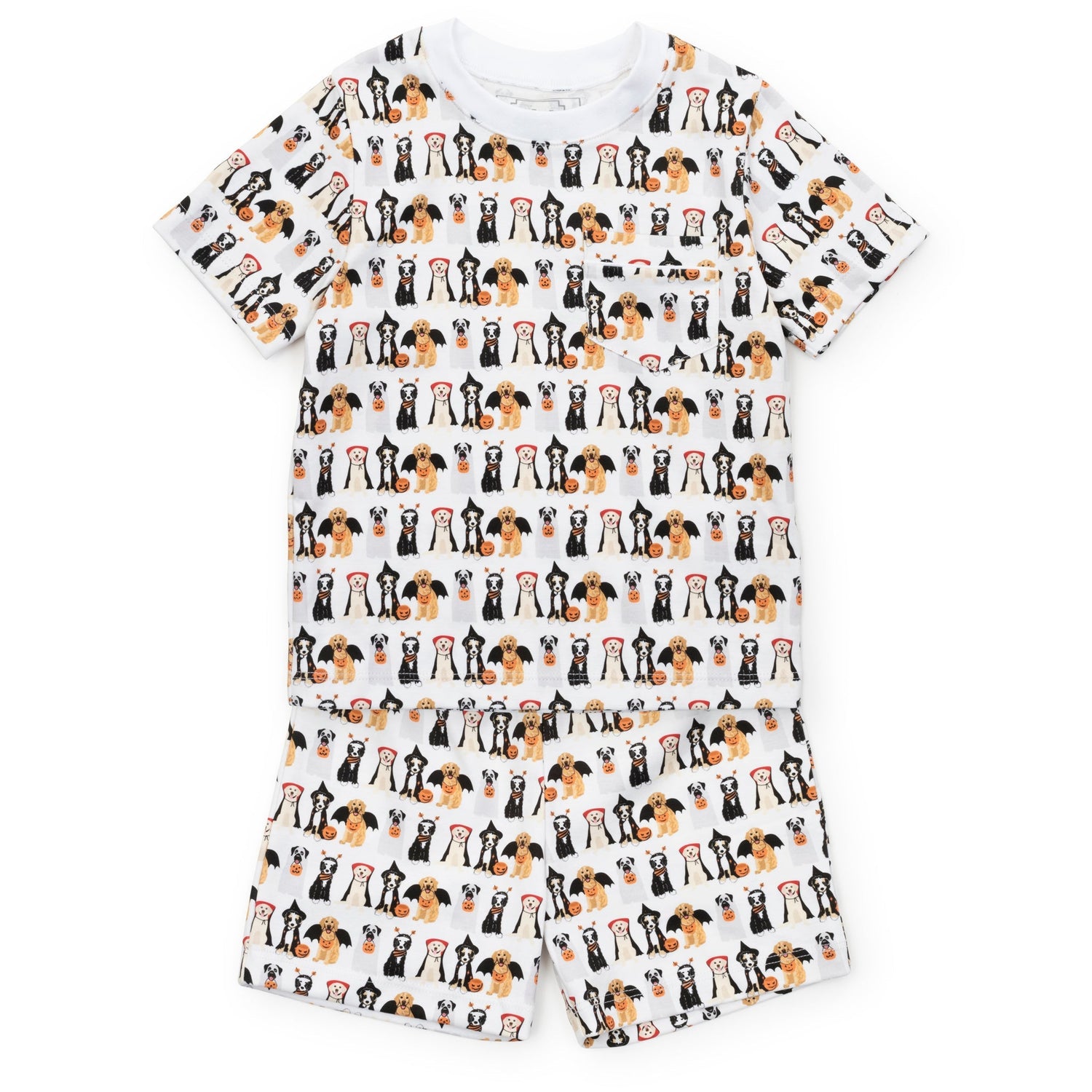 Charles Boys' Short Set - Halloween Pups