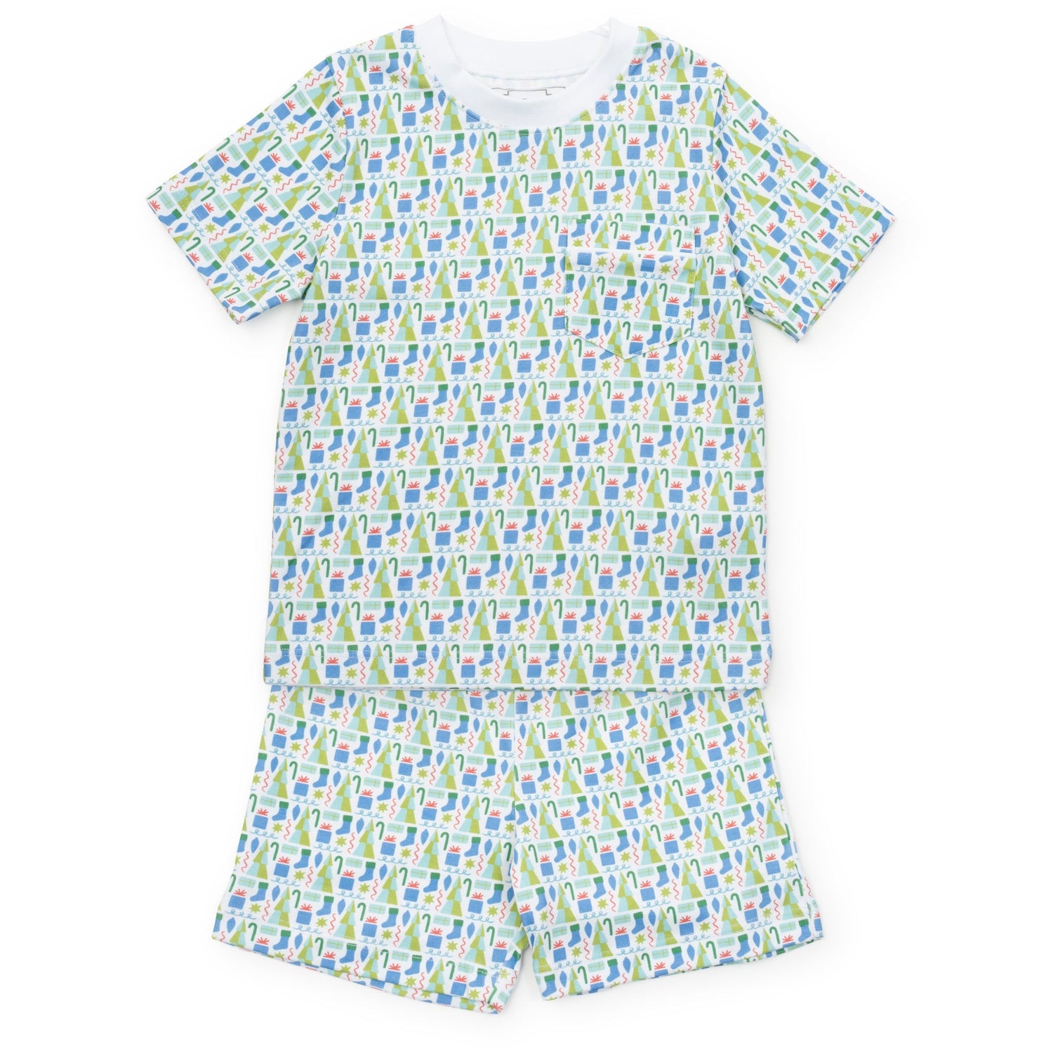 Charles Boys' Short Set - Mod Holiday Blue
