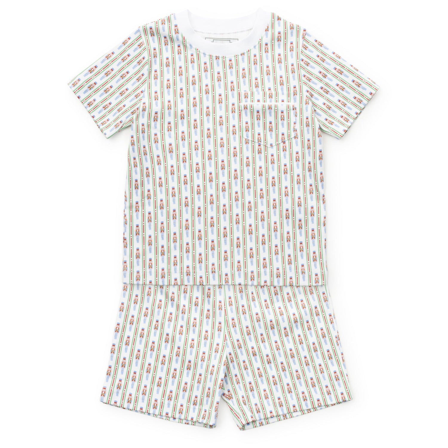 Charles Boys' Short Set - Nutcracker Stripe
