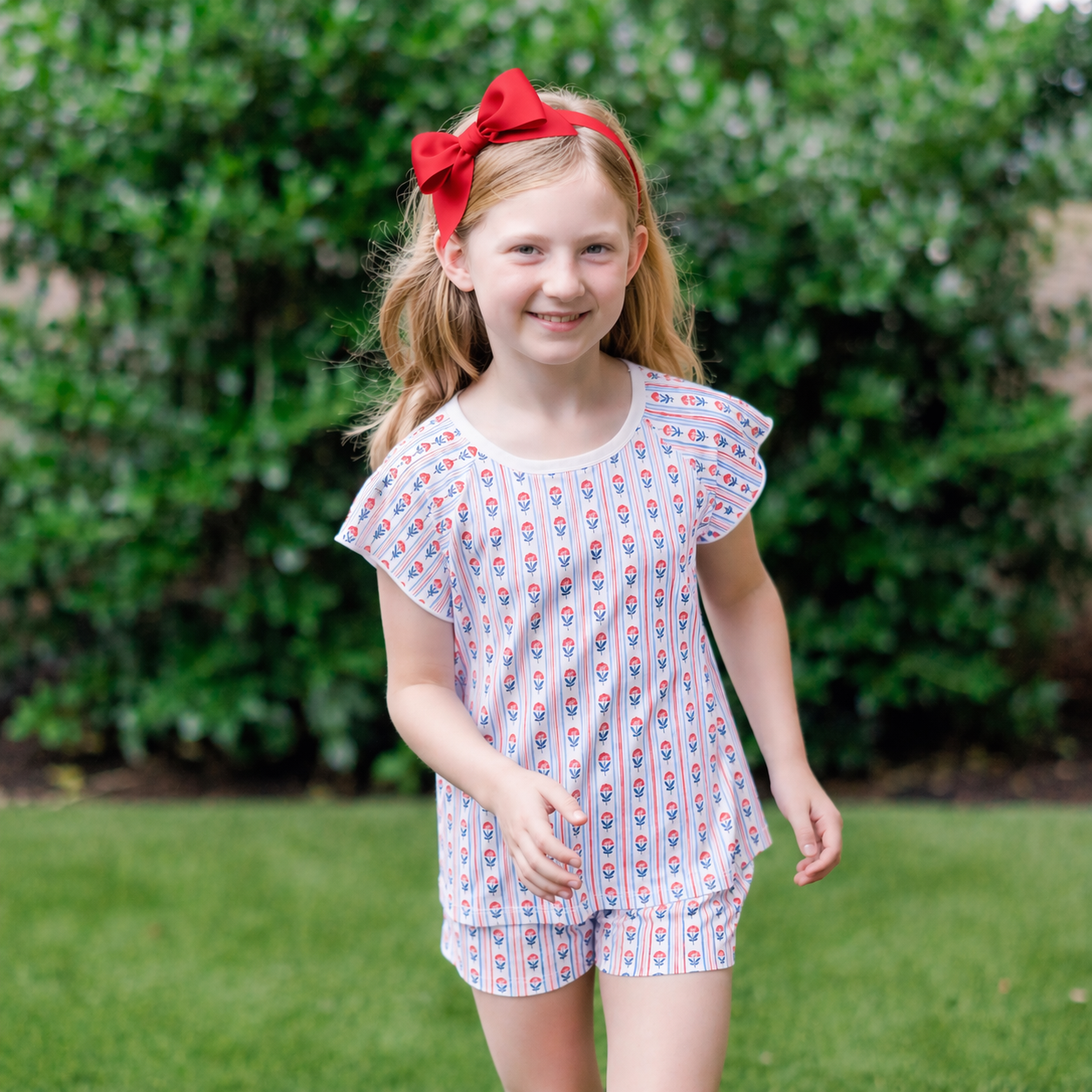 Buy Emery Girls' Short Set - Liberty Floral kids clothing online