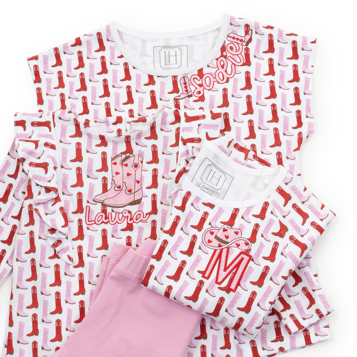Melanie Women's Pajama Jogger Pant Set - City Boots soft cotton kids fashion wear