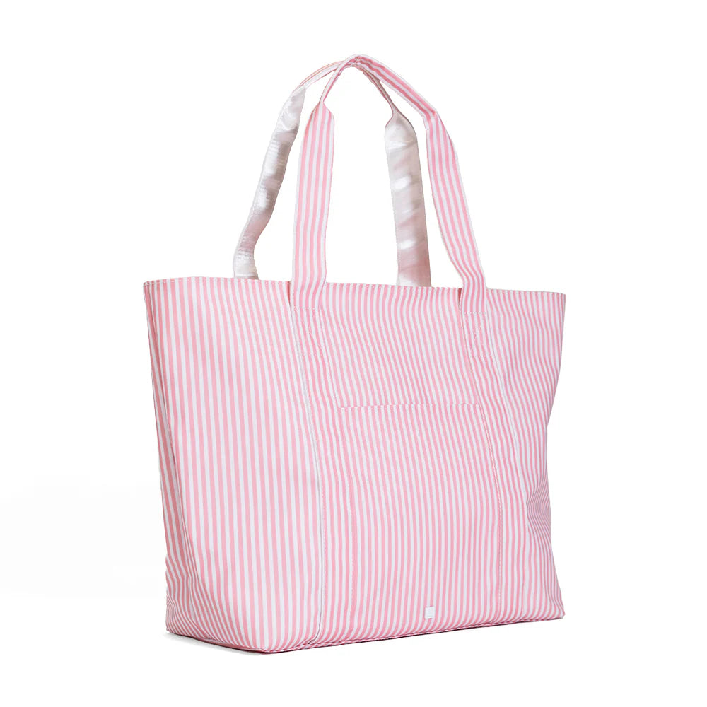 Jumbo Tote XL Pimlico Stripe Dusty Rose by TRVL Design