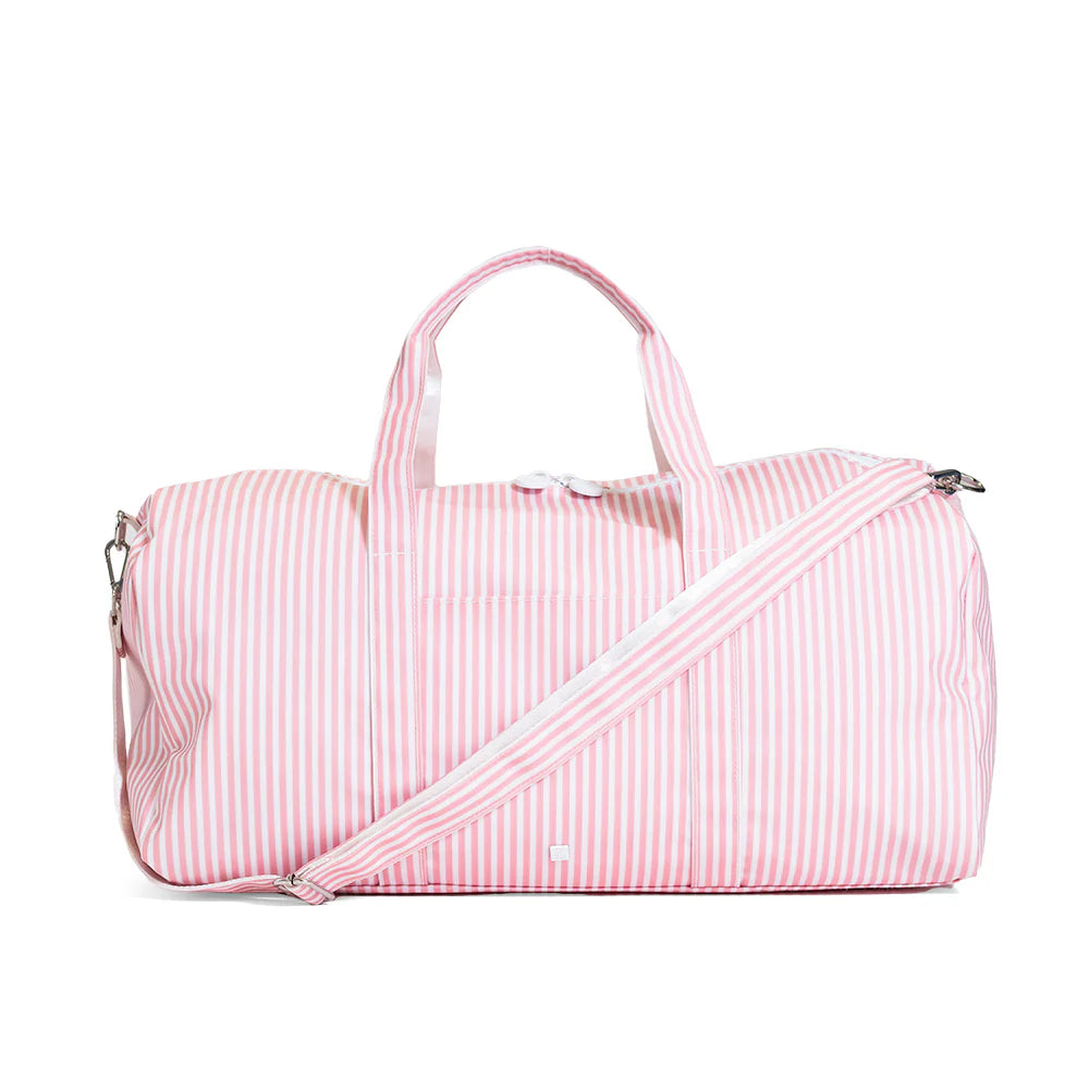 XL Weekender Duffel Bag Pimlico Stripe Dusty Rose by TRVL Design