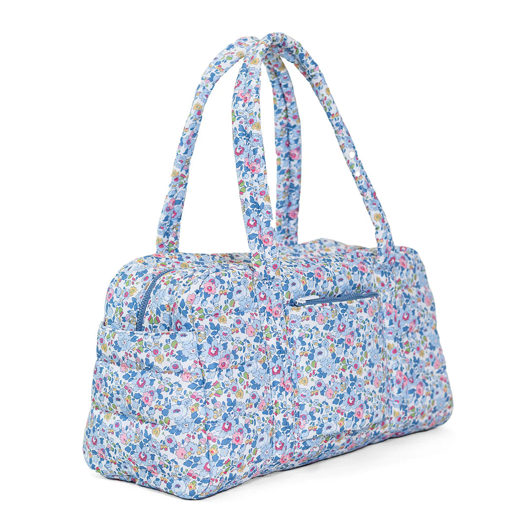 Luxe Puffer Grande Duffel Bridgehampton Floral by TRVL Design dress for girls premium quality