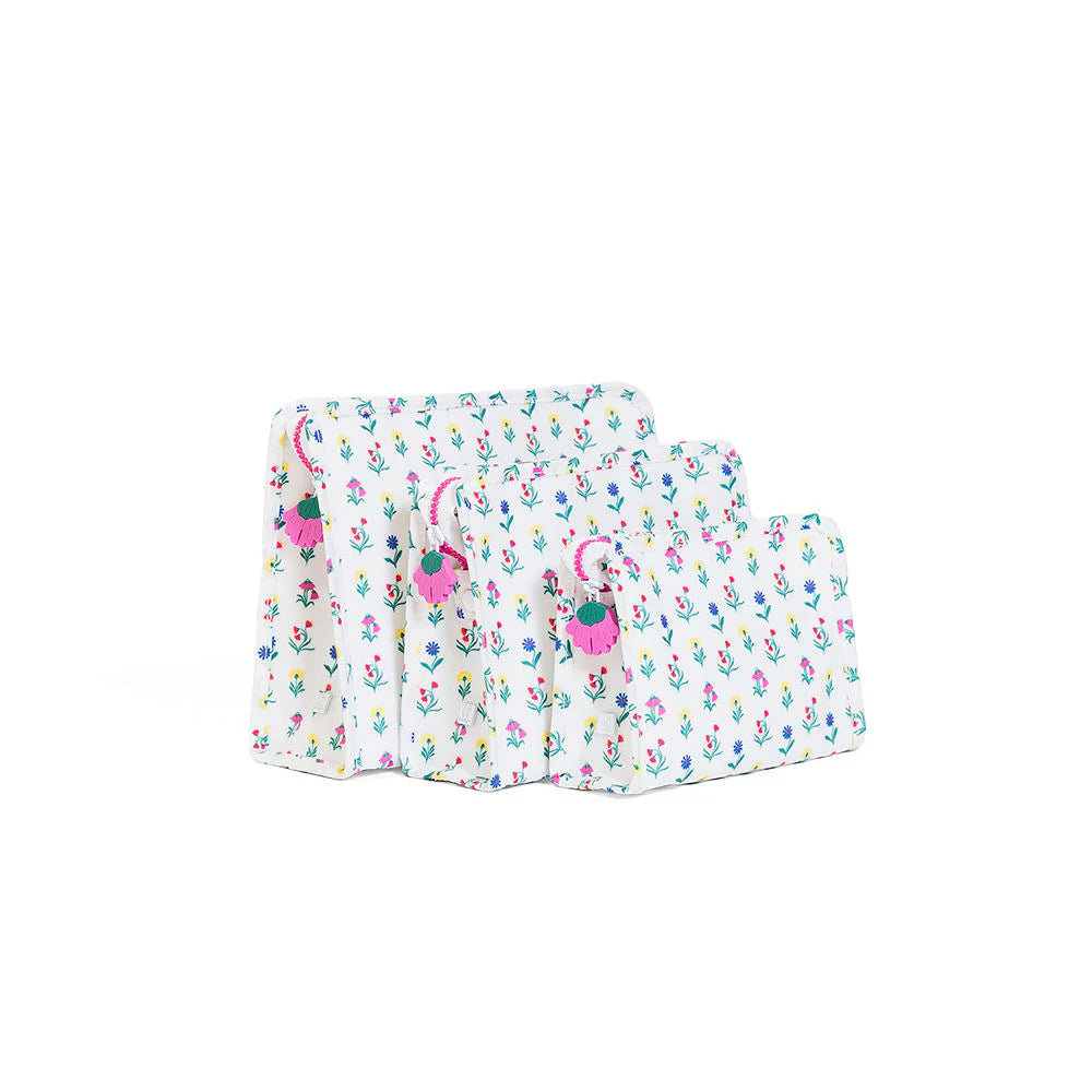 Buy Roadie Medium Zip Pouch Wild Flower by TRVL Design kids clothing online