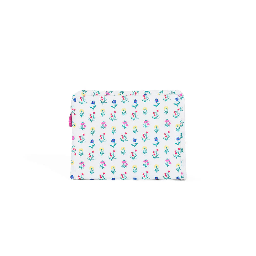 Roadie Medium Zip Pouch Wild Flower by TRVL Design dress for girls premium quality