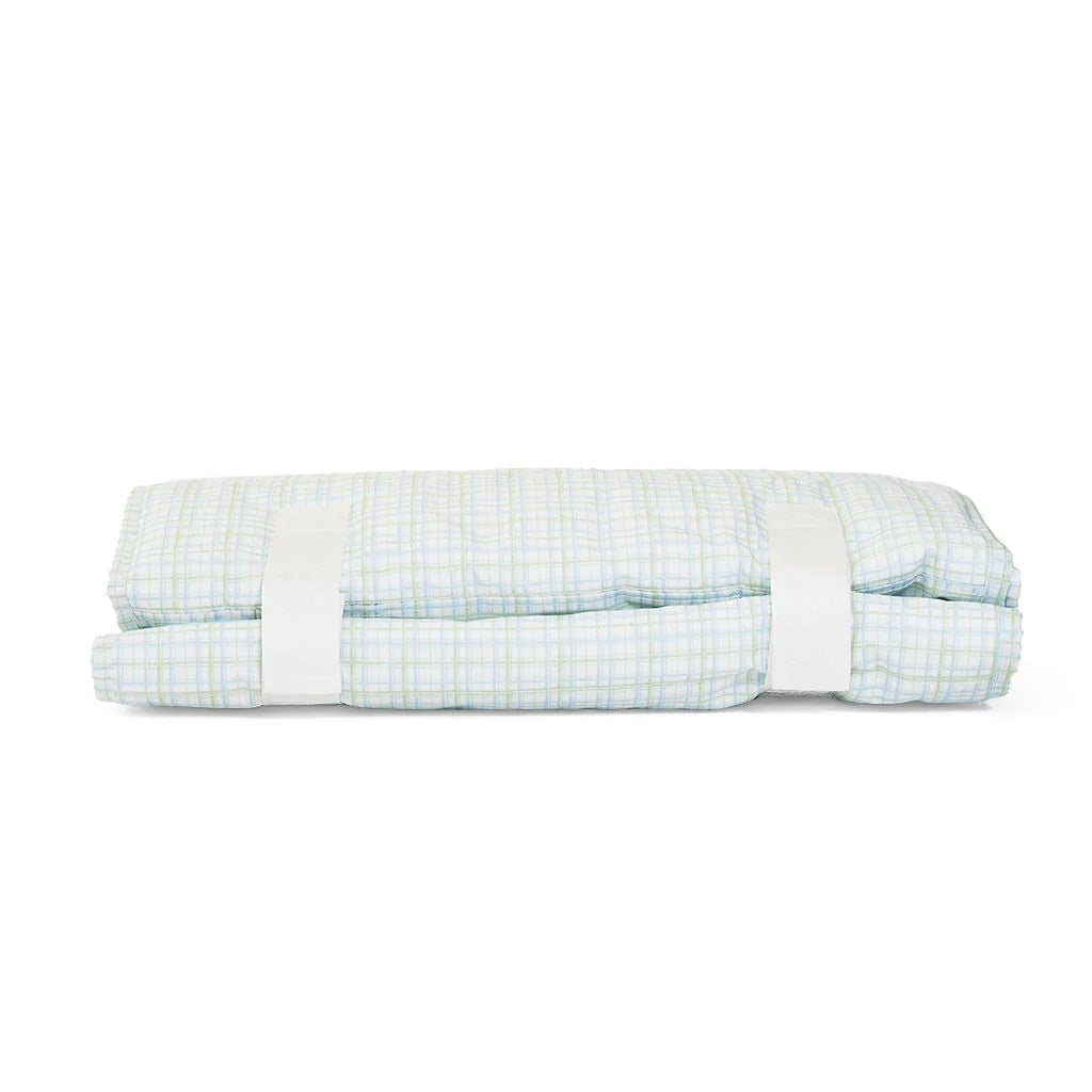 Rest Up! Nap Mat Classic Plaid Green by TRVL Design dress for girls premium quality