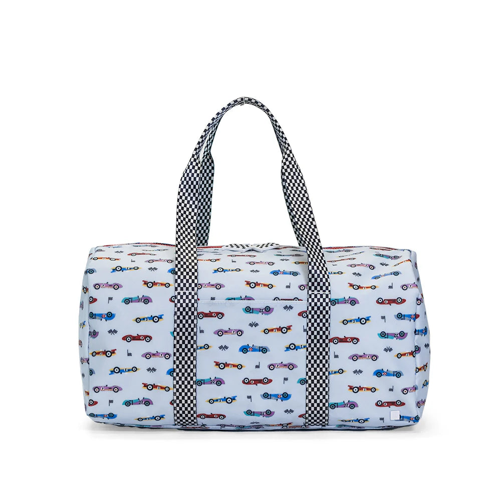 Everyday Weekender Duffel Bag Vroom Blue by TRVL Design Kidswear
