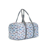 Weekender Duffel Bag Vroom Blue by TRVL Design stylish kids outfit collection