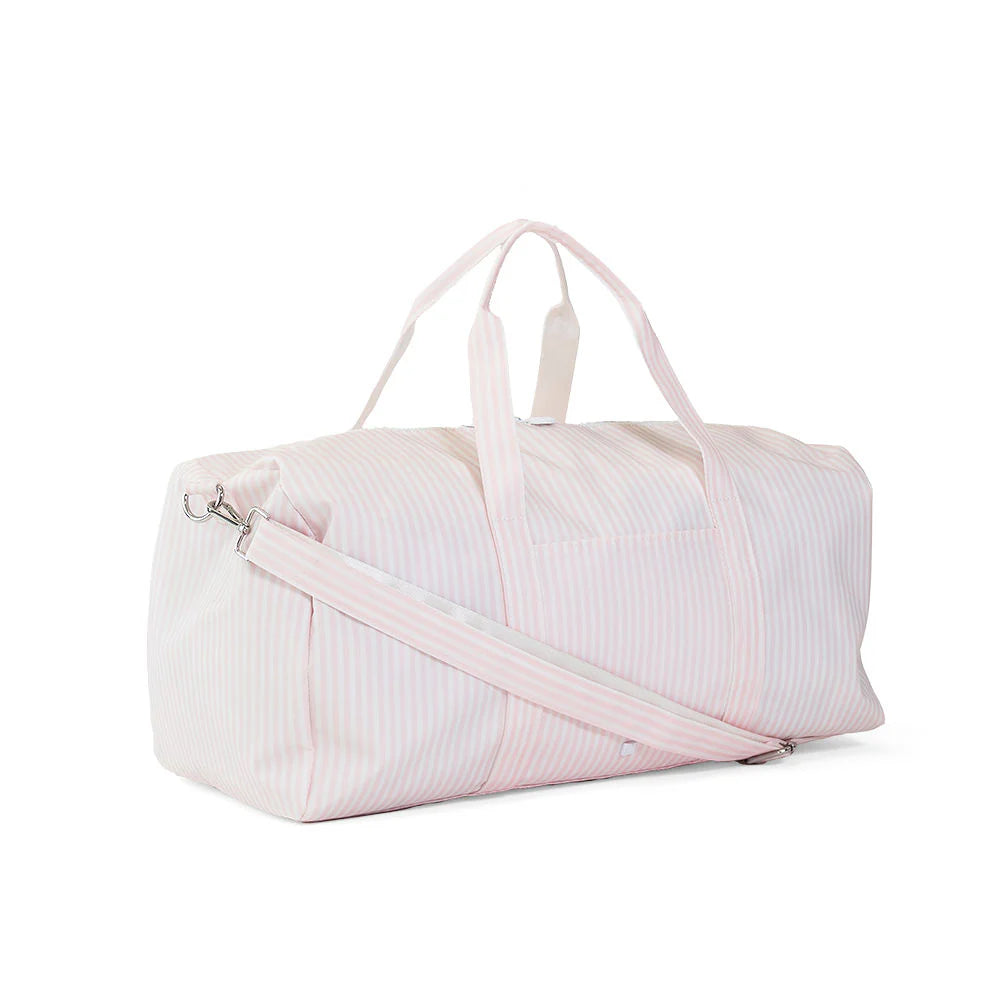 XL Weekender Duffel Bag Pimlico Stripe Light Pink by TRVL Design dress for girls premium quality
