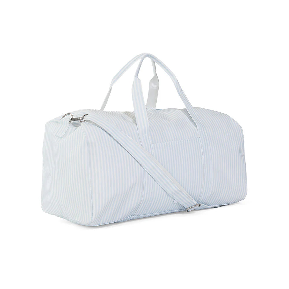 XL Weekender Duffel Bag Pimlico Stripe Light Blue by TRVL Design dress for girls premium quality