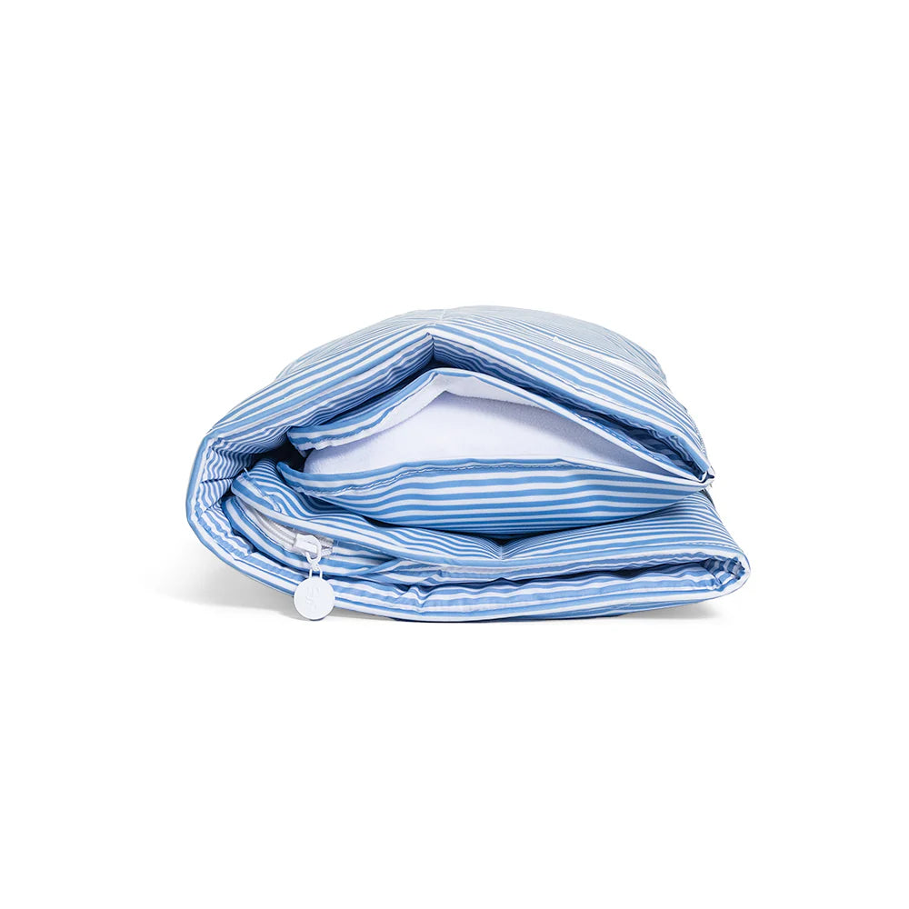 Rest Up! Nap Mat Pimlico Stripe Chambray by TRVL Design