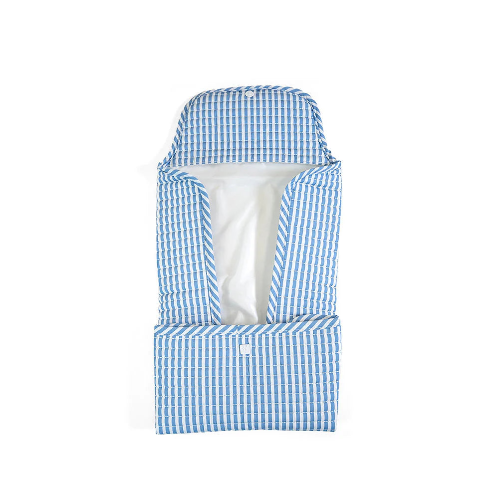 Quilted Changing Mat Pimlico Stripe Chambray by TRVL Design