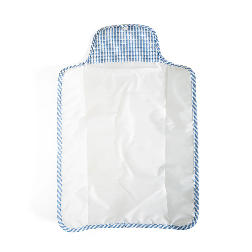 Buy Quilted Changing Mat Pimlico Stripe Chambray by TRVL Design kids clothing online