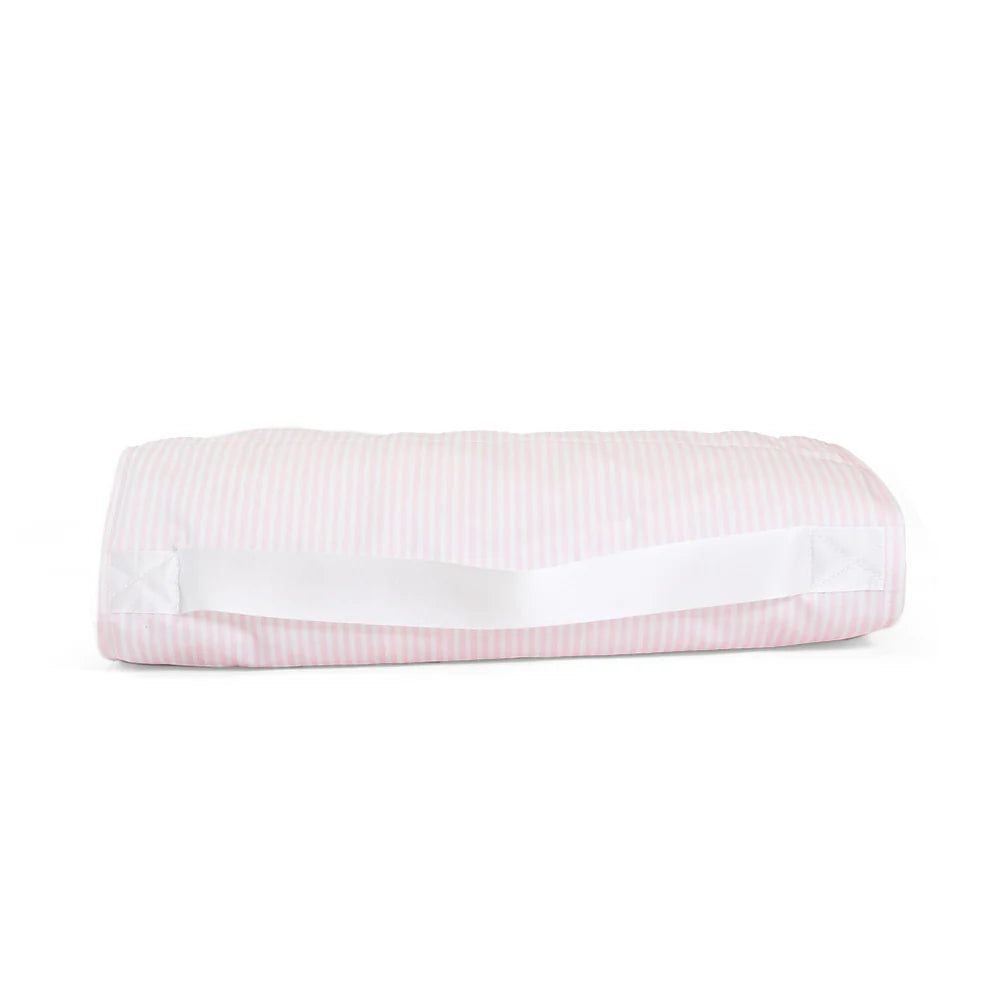 Rest Up! Nap Mat Pimlico Stripe Light Pink by TRVL Design