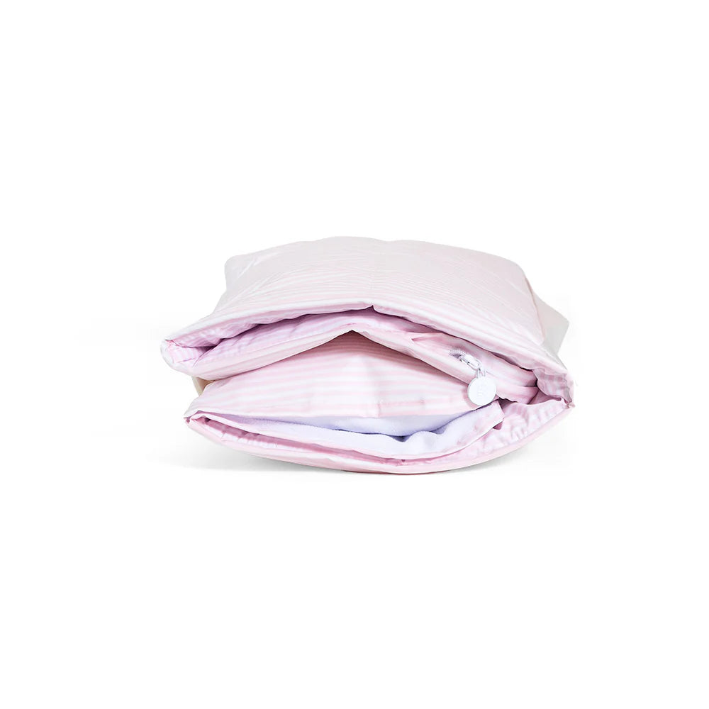 Rest Up! Nap Mat Pimlico Stripe Light Pink by TRVL Design designer outfit for kids