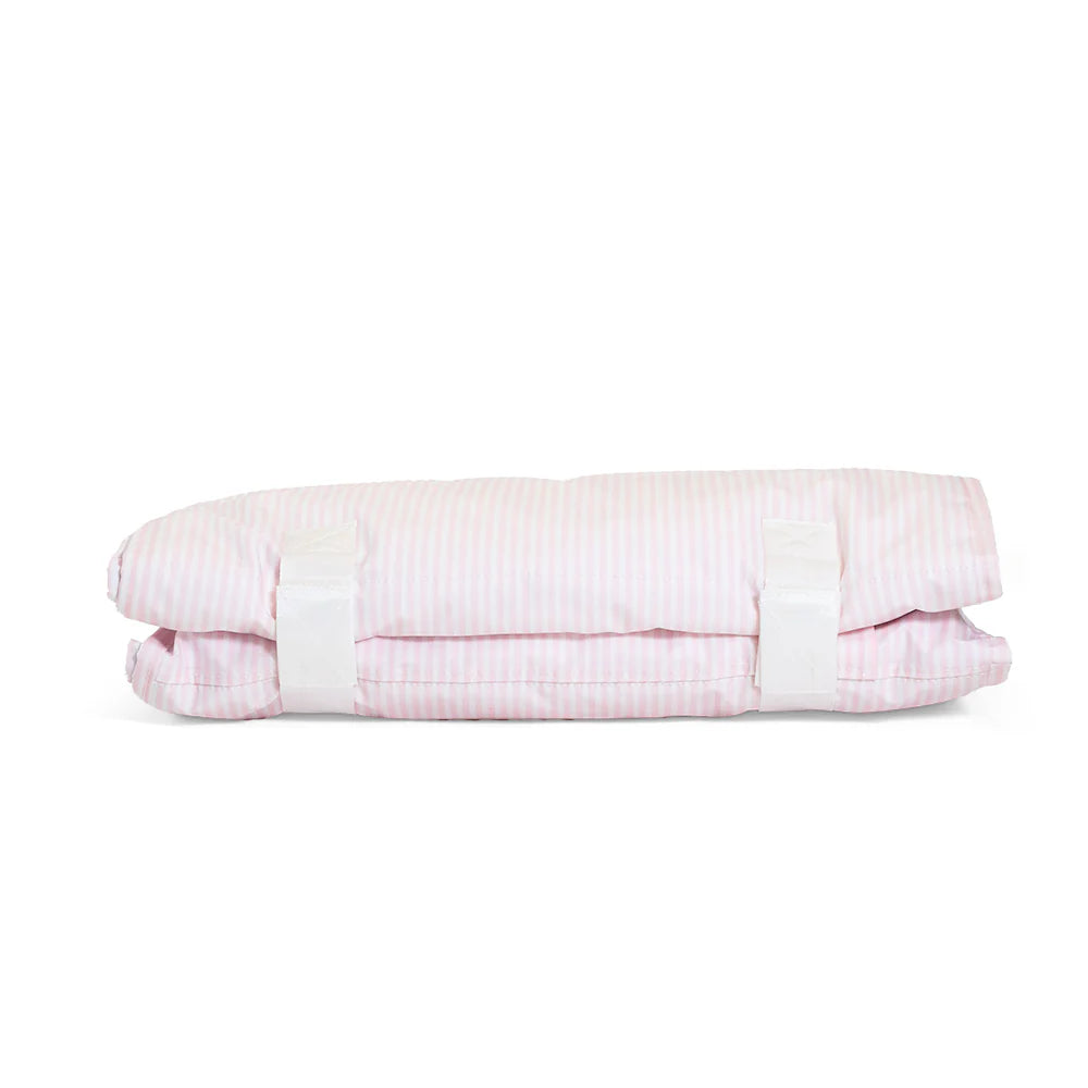 Rest Up! Nap Mat Pimlico Stripe Light Pink by TRVL Design stylish kids outfit collection