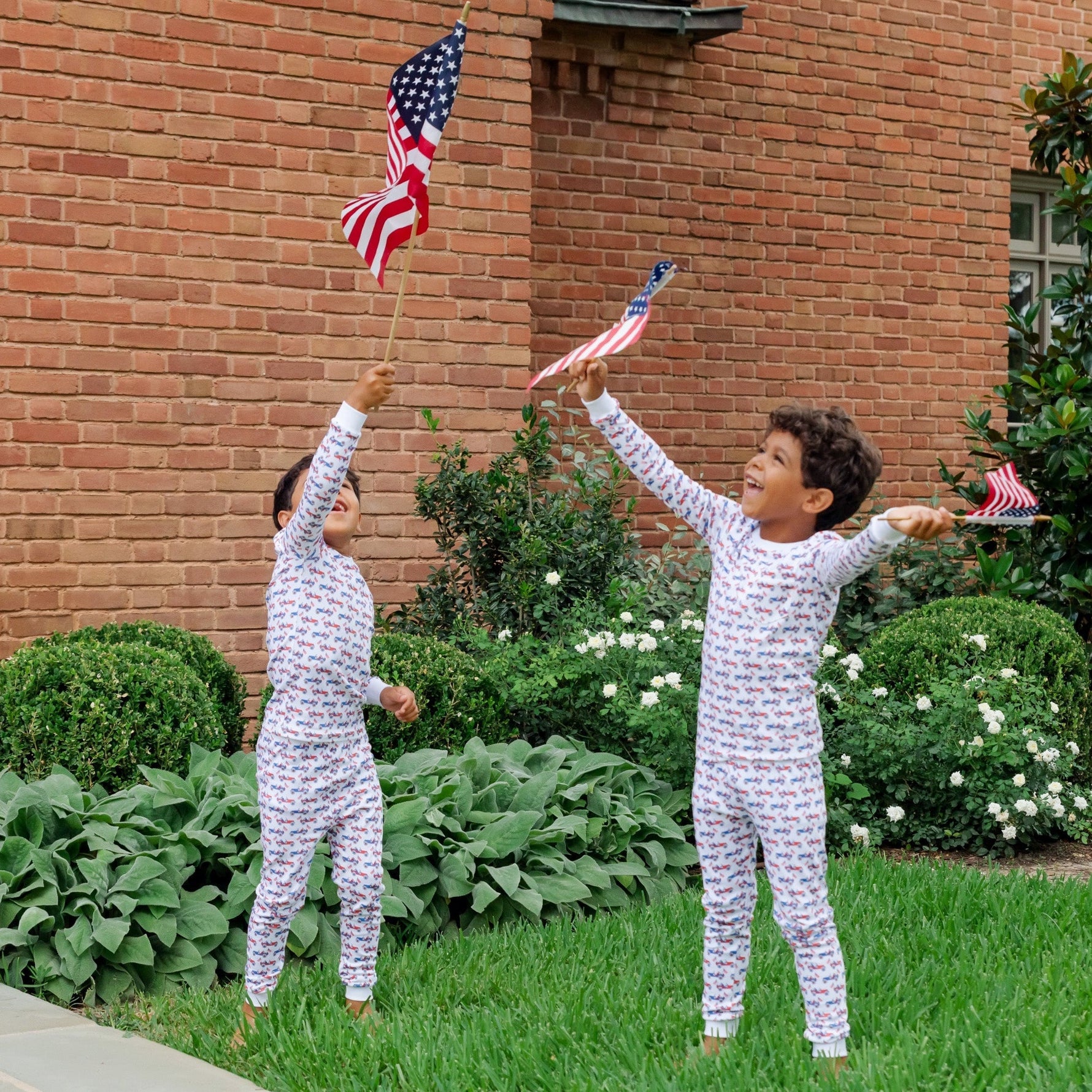 Buy Bradford Boys' Pajama Pant Set - Patriotic Jeeps kids clothing online