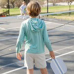 Grant Performance Hoodie by LH Sport - Green Stripes outfit perfect for everyday wear