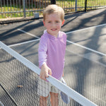 Grant Performance Hoodie by LH Sport - Club Stripe Berry Blue outfit perfect for everyday wear