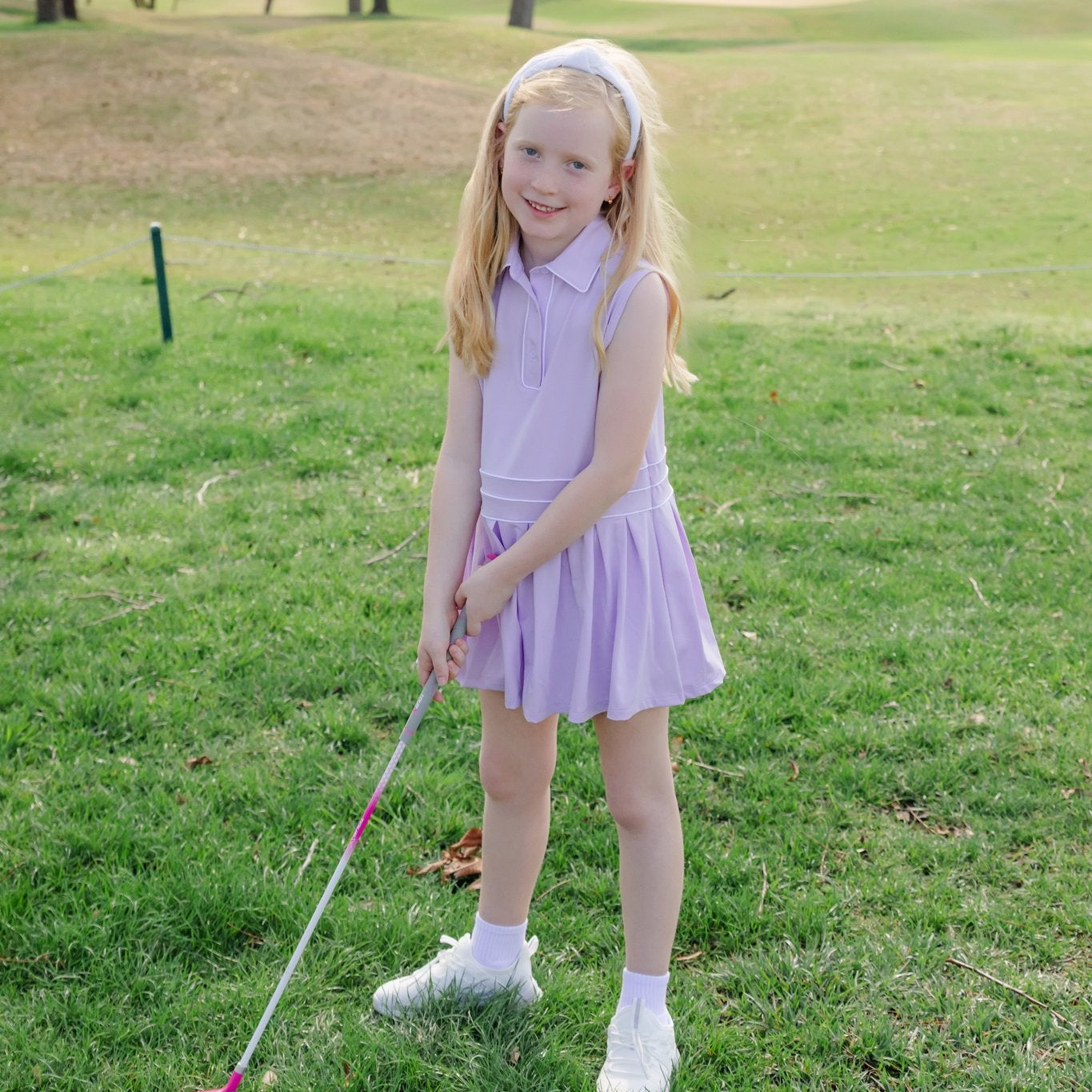 Harper Girls' Performance Dress by LH Sport - Lavender