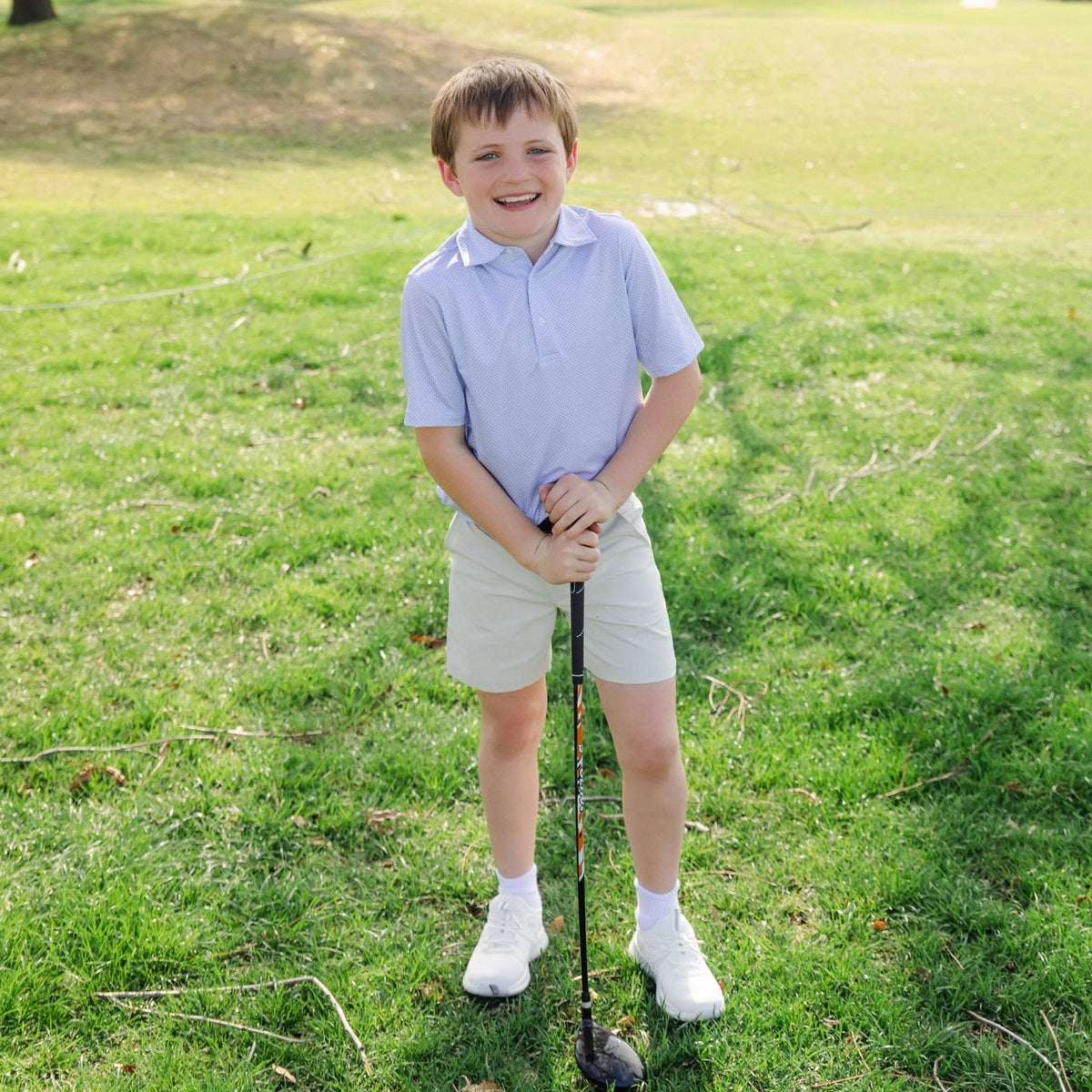 Will Boys' Performance Polo by LH Sport - Ace Blue outfit perfect for everyday wear