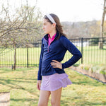 Blair Girls' Performance Pullover by LH Sport - Navy stylish kids outfit collection