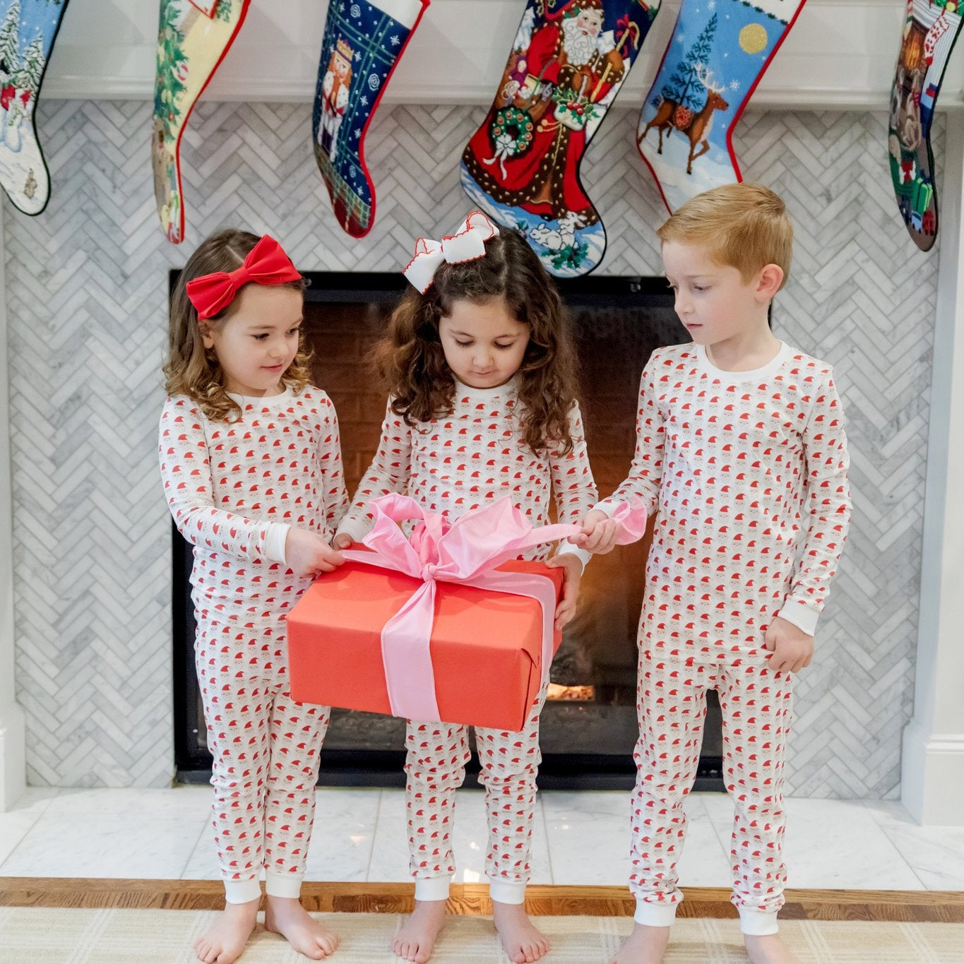 Grayson Pajama Pant Set - Whimsical Santa outfit perfect for everyday wear
