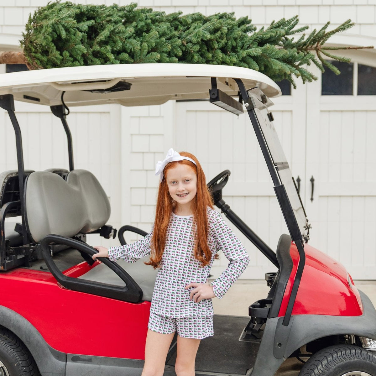 Sophie Girls' Short Set - Christmas at the Club outfit perfect for everyday wear