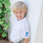 Uniform Will Boys' Performance Polo by LH Sport White stylish kids outfit collection