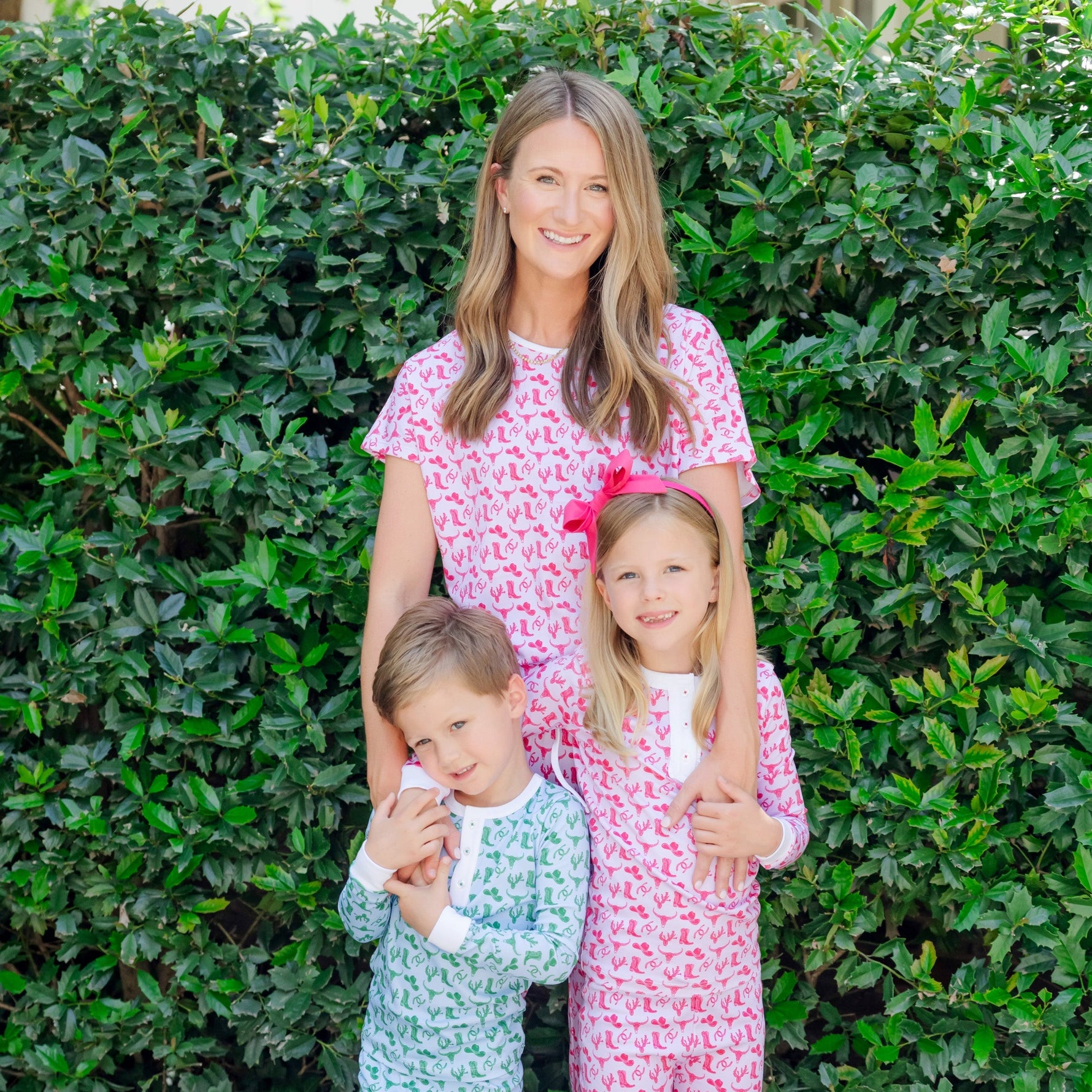 Marcia Women's Pajama Pant Set - Wild West Pink stylish kids outfit collection
