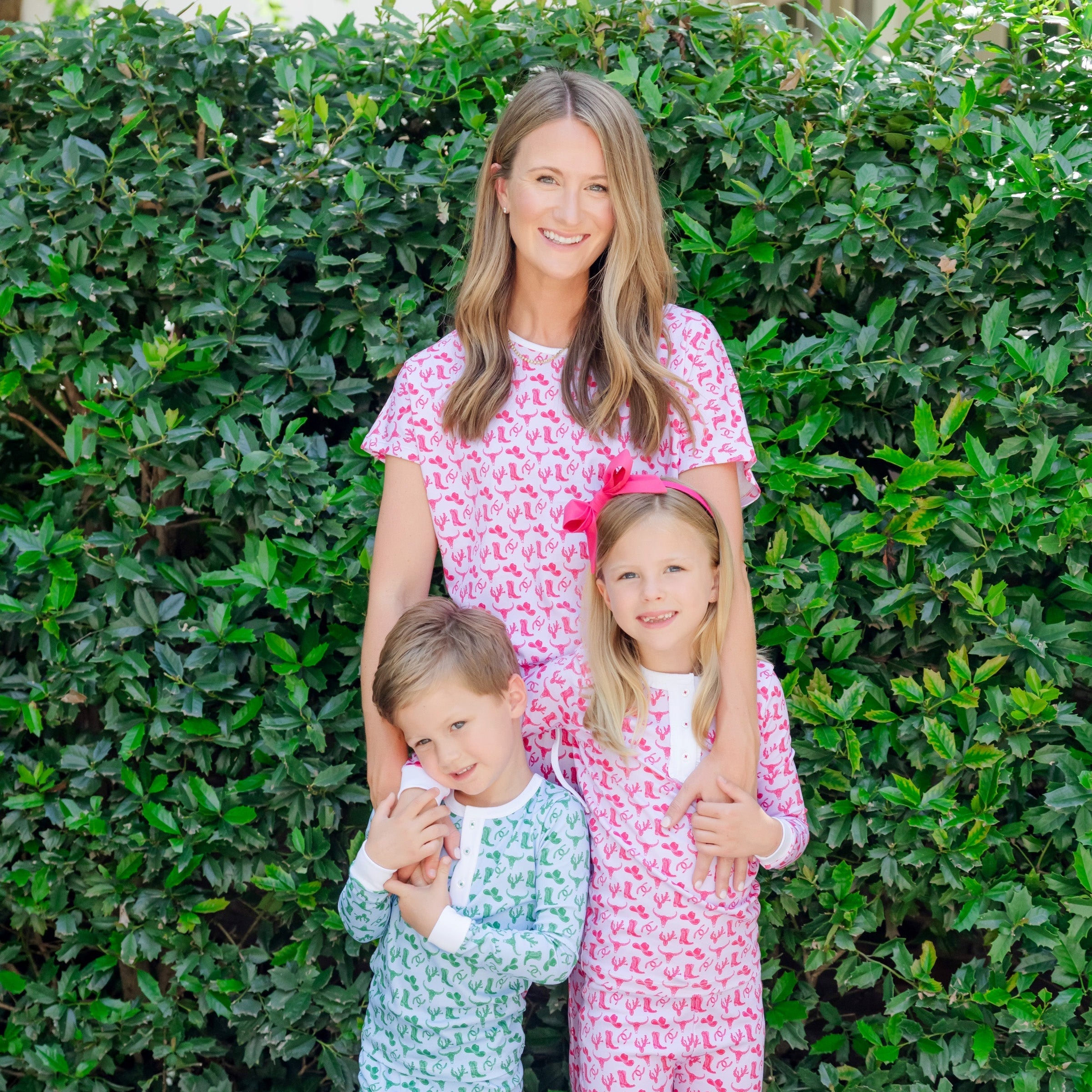 Marcia Women's Pajama Pant Set - Wild West Pink