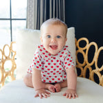 Palmer Boys' Bubble - Schoolhouse Apples Blue outfit perfect for everyday wear