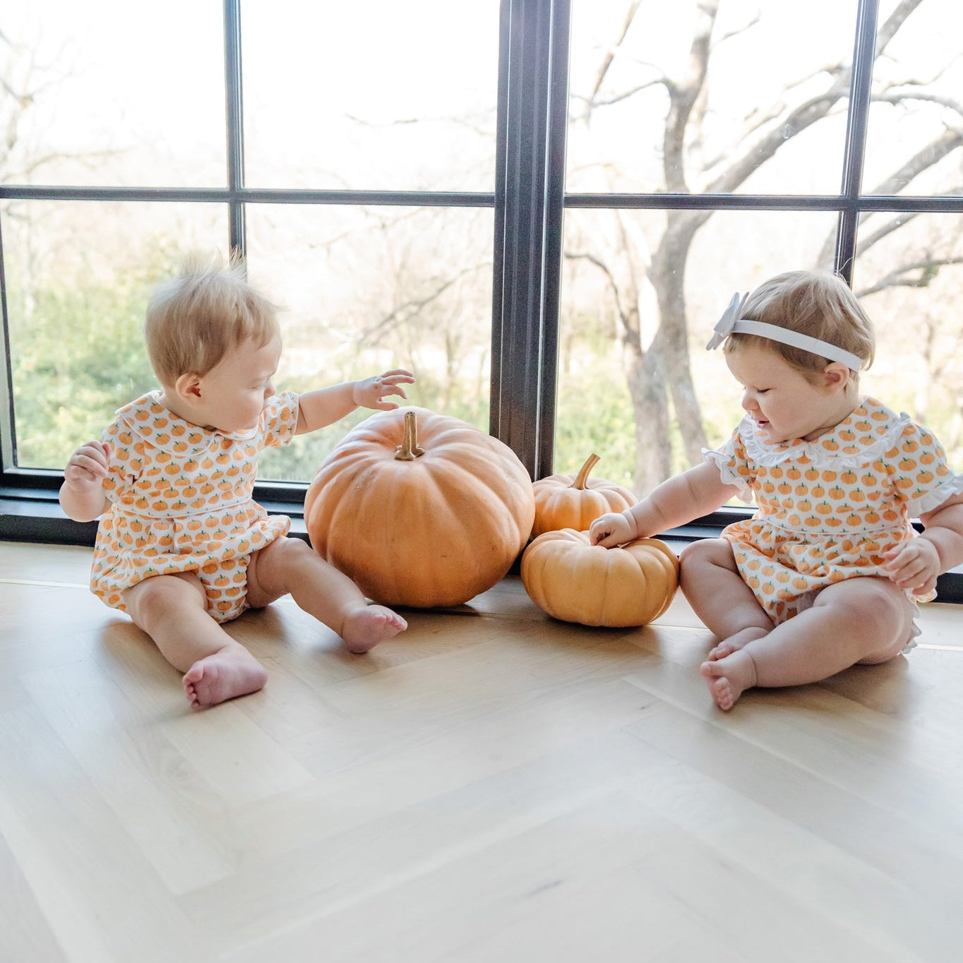 Council Girls' Pima Cotton Bubble - Harvest Pumpkin