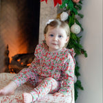 Evelyn Girls' Romper - Floral Noel outfit perfect for everyday wear