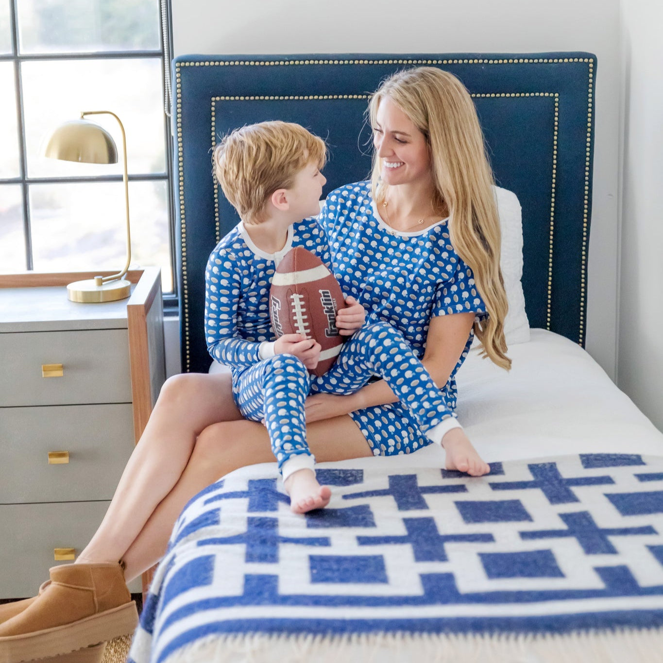 Buy Jack Boys' Pajama Pant Set - First Down Football kids clothing online