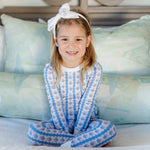 Ava Girls' Pajama Pant Set - Harvest Ribbon Floral outfit perfect for everyday wear