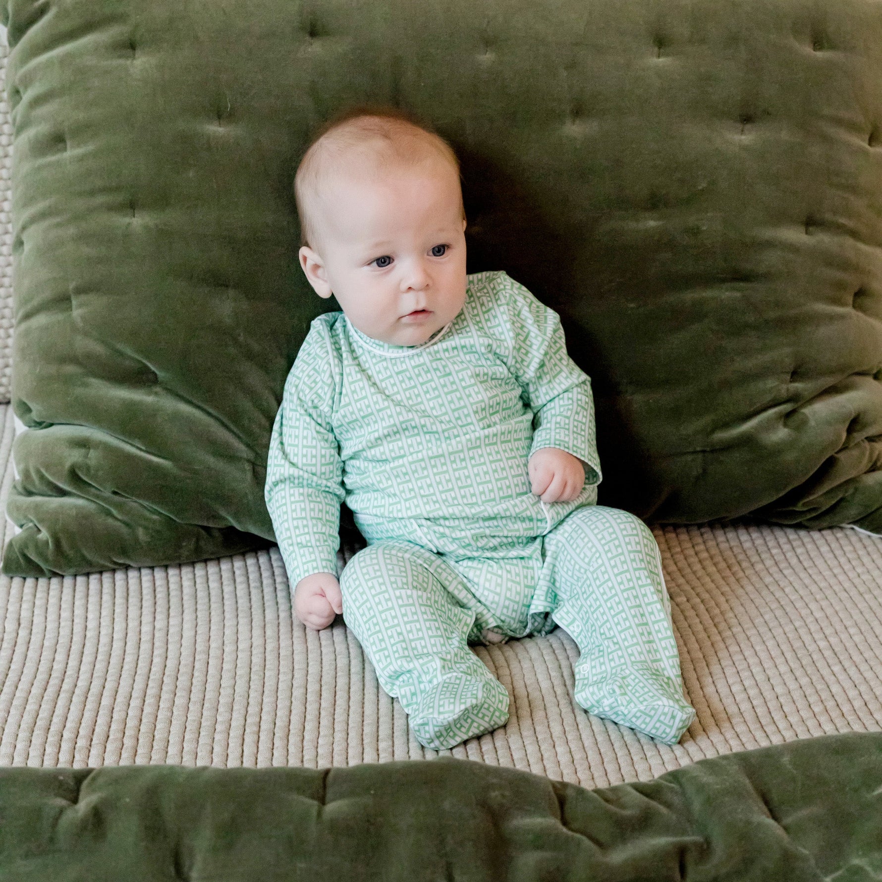 Buy Preston Boys' Romper - Garden Trellis kids clothing online