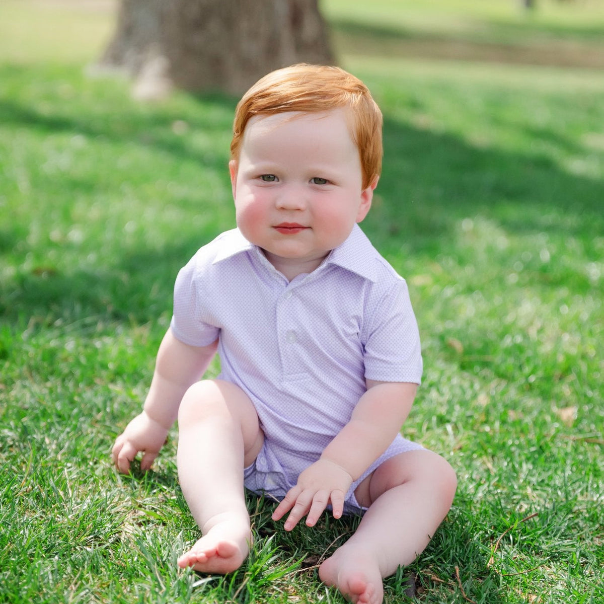 Austin Boys' Performance Shortall by LH Sport - Links Lavender outfit perfect for everyday wear