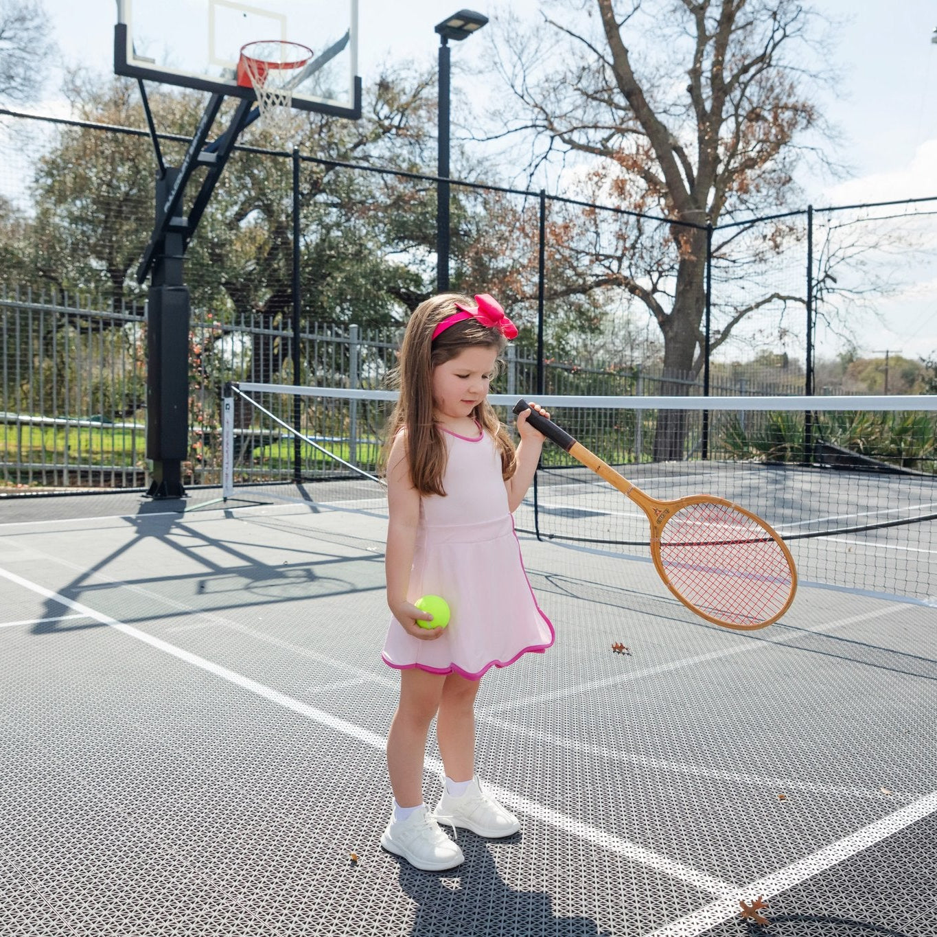 Taylor Girls' Performance Dress by LH Sport - Cotton Candy Pink outfit perfect for everyday wear
