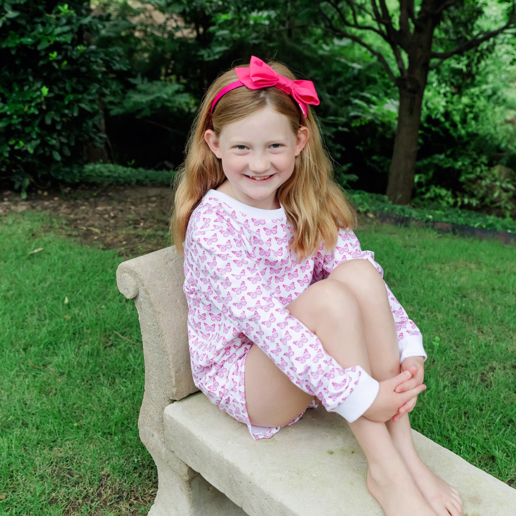 Stella Girls' Sweatshirt Short Set - Cartie Butterflies stylish kids outfit collection