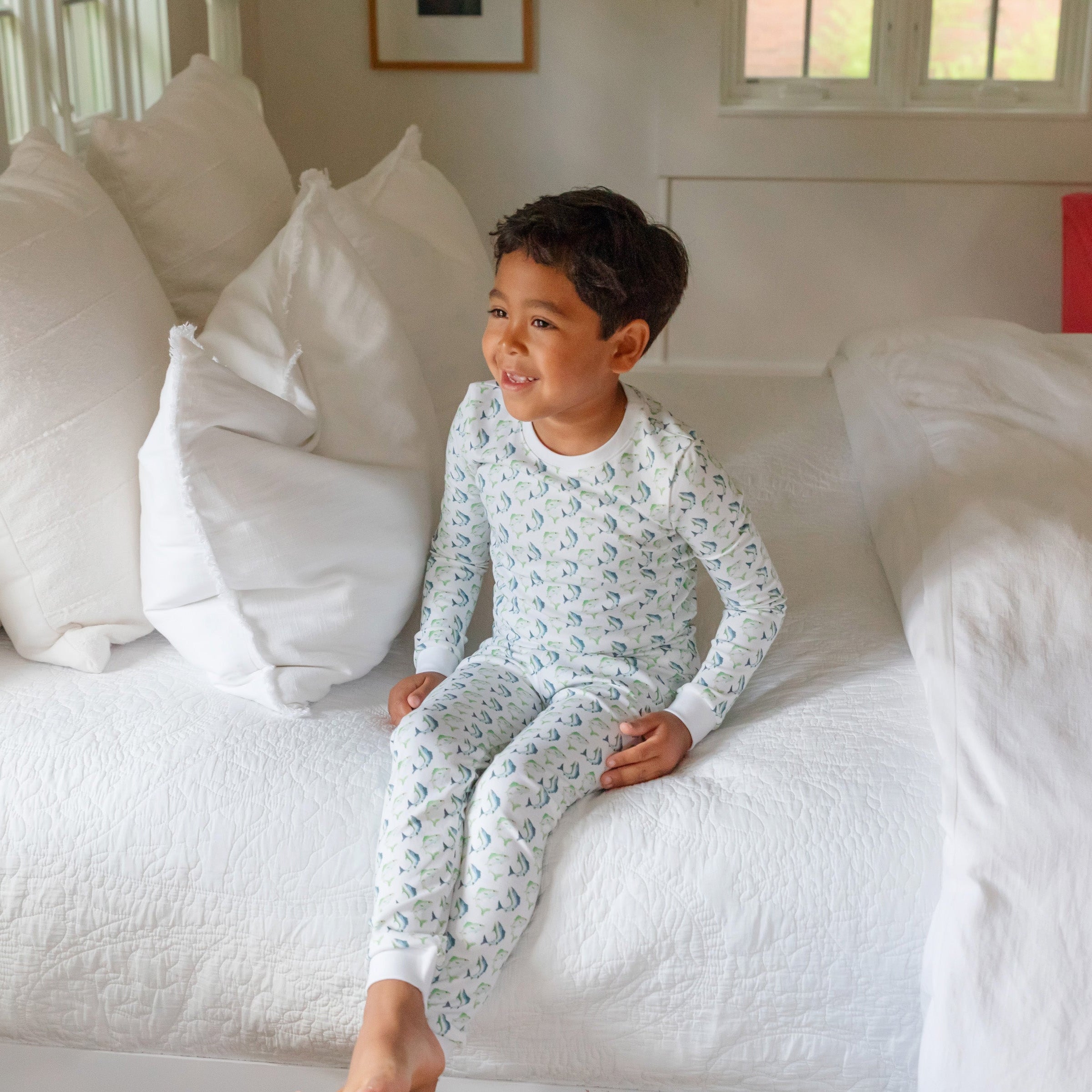 Grayson Boys' Pajama Pant Set - Jumping Trout