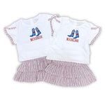 Everyday Winnie Girls' Skirt Set - Stars and Stripes Children’s Wear