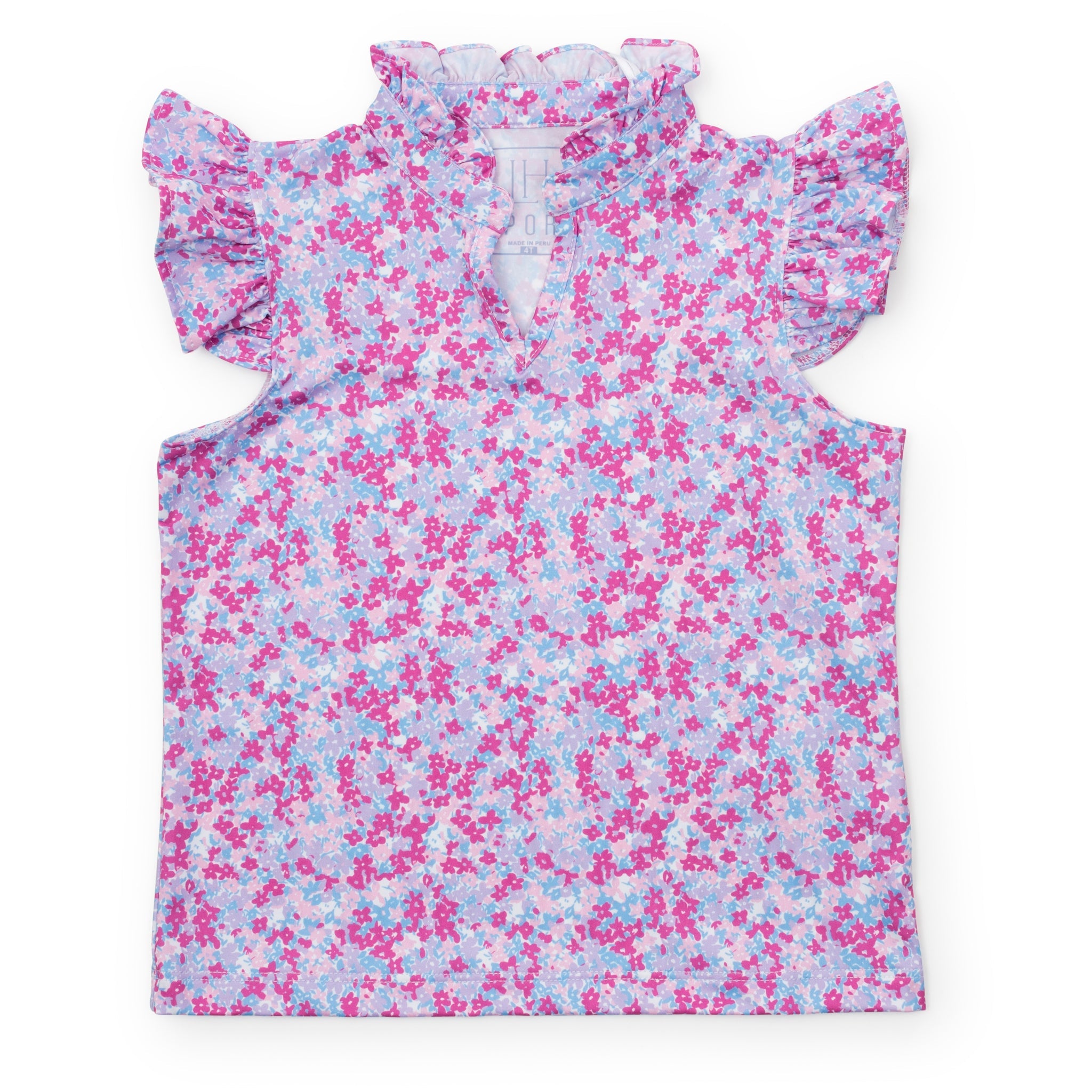 Ellie Girls' Sleeveless Performance Top by LH Sport - Preppy Petals