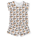 Everyday Emery Girls' Short Set - Halloween Pups Kidswear