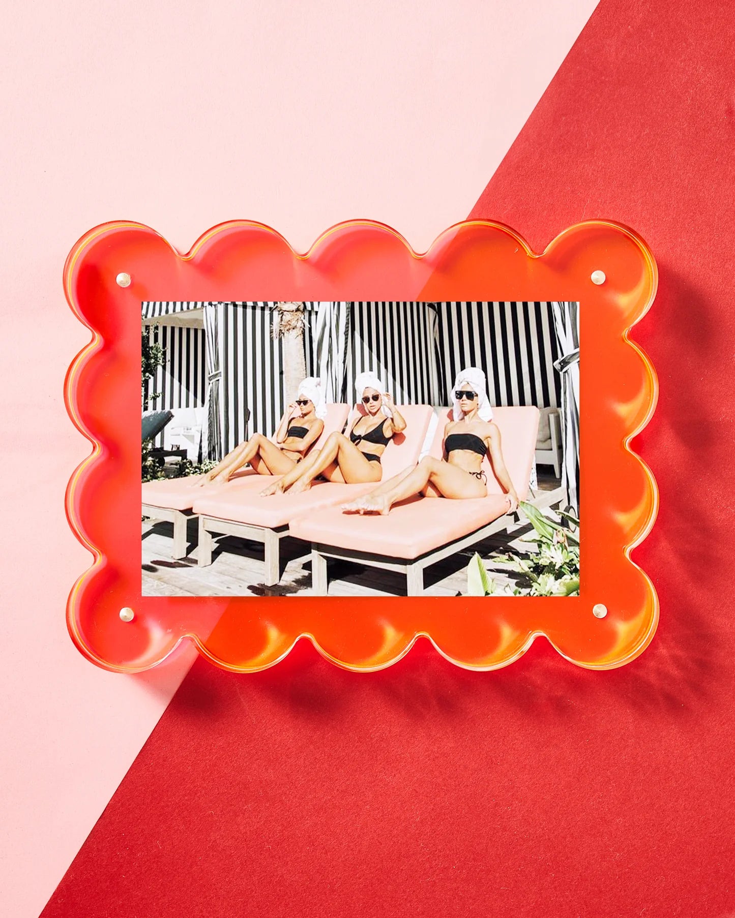 Acrylic Picture Frame - Neon Pink outfit perfect for everyday wear